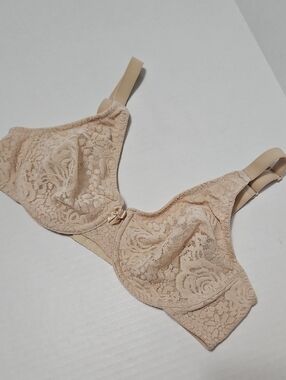 Wacoal Lace Underwire Bra in Nude - Soft Support Sheer Size 36C